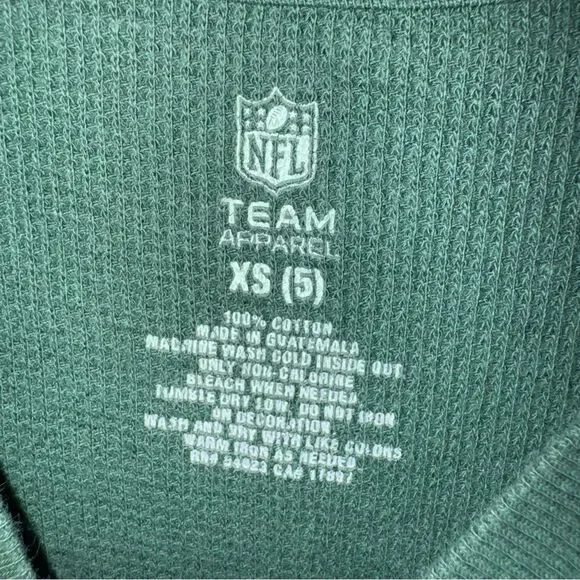 NFL New York Jets size 5 Kids Green Long Sleeve thermal Shirt - Picture 2 of 3